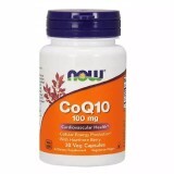 Коэнзим Q10 с боярышником CoQ10 with Hawthorn Berry Now Foods 100 мг 30 Капсул