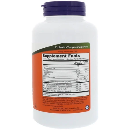 Комплекс для кишечника Candida Support Now Foods 180 гелеві Капсул: ціни та характеристики