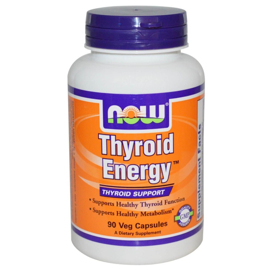 Підтримка щитовидної залози Thyroid Energy Now Foods 90 гелевих капсул: ціни та характеристики