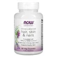 Вітаміни для шкіри волосся і нігтів Hair Skin & Nails Now Foods 90 вегетаріанських капсул