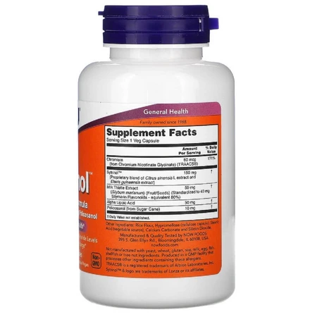 Фитостеролы для поддержания уровня холестерина Sytrinol Now Foods 120 вегетарианских капсул: цены и характеристики