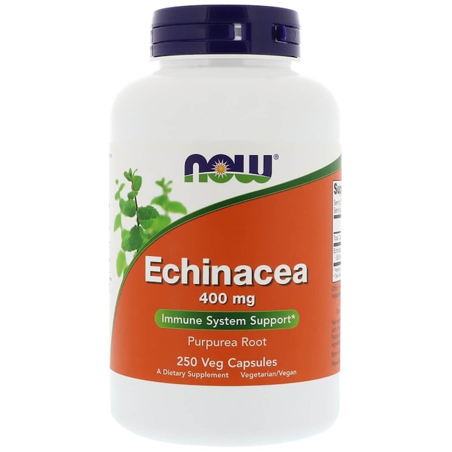 Эхинацея 400мг Now Foods Echinacea Purpurea 250 капсул: цены и характеристики