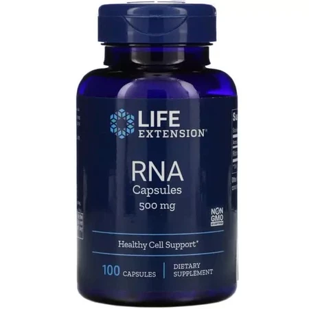 Рибонуклеїнова кислота RNA Capsules Life Extension 500 мг 100 капсул: ціни та характеристики