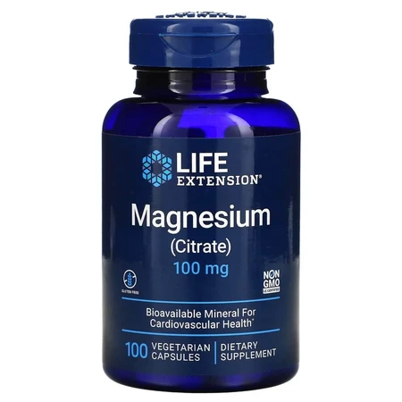 Цитрат Магния Magnesium (Citrate) Life Extension 100 мг 100 капсул: цены и характеристики