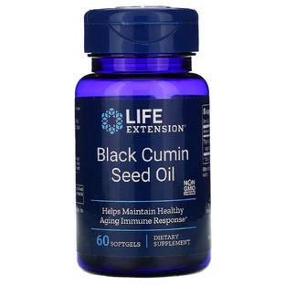 Масло насіння чорного кмину Black Cumin Seed Oil Life Extension 60 капсул
