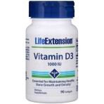 Витамин D3 Vitamin D3 Life Extension 25 мкг (1000 МЕ) 90 гелевых капсул: цены и характеристики
