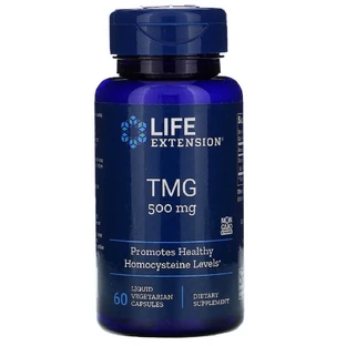Триметилгліцин TMG 500 мг Life Extension 60 вегетаріанських капсул
