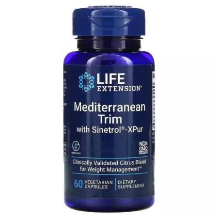 Контроль веса Mediterranean Trim Life Extension 60 капсул