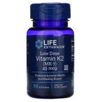 Вітамін К2 (МК-7) 45 мкг Low Dose Vitamin K2 (MK-7) Life Extension 90 желатинових капсул: ціни та характеристики