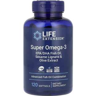 Супер Омега-3 Omega Foundations Life Extension 120 желатинових капсул