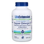 Супер Омега-3 Omega Foundations Life Extension 120 желатиновых капсул: цены и характеристики