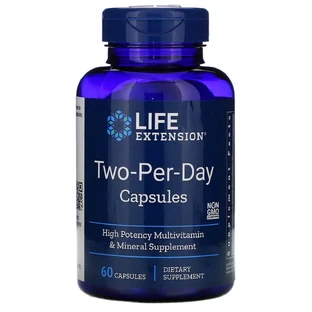 Мультивитамины Дважды в день Two-Per-Day Life Extension 60 капсул