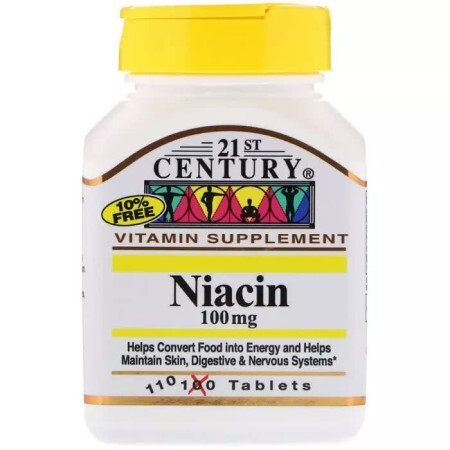 Ниацин 100 мг 21st Century 110 таблеток
