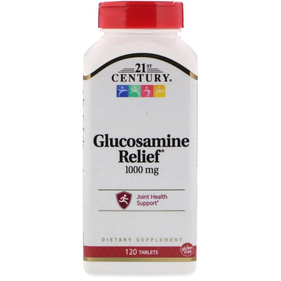 Глюкозамін 1000 мг Glucosamine Relief 21st Century 120 таблеток: ціни та характеристики