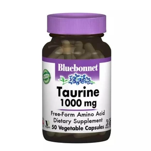 Таурин 1000 мг Bluebonnet Nutrition 50 гелевих капсул