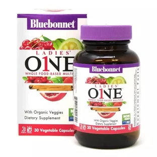 Женские мультивитамины Ladies' One Bluebonnet Nutrition 30 растительных капсул