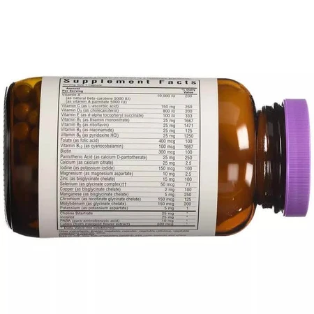 Мультивітаміни без заліза MultiONE Bluebonnet Nutrition 60 гелевих капсул: ціни та характеристики