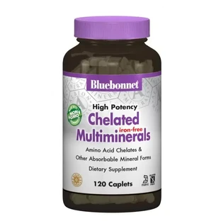 Взаимодействующие Минералы без Железа Albion Bluebonnet Nutrition 120 капсул