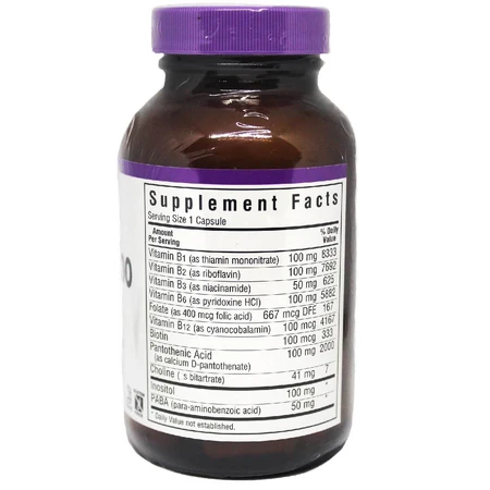 В-Комплекс 100 Bluebonnet Nutrition 100 гелевых капсул: цены и характеристики