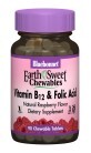 Витамин В12 и Фолиевая кислота вкус малины Earth Sweet Chewables Bluebonnet Nutrition 90 жевательных таблеток