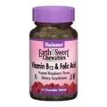Витамин В12 и Фолиевая кислота вкус малины Earth Sweet Chewables Bluebonnet Nutrition 180 жевательных таблеток
