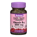 Витамин В12 2000 мкг вкус малины Earth Sweet Chewables Bluebonnet Nutrition 90 жевательных таблеток