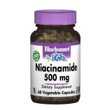 Ніацинамід (B3) 500 мг Bluebonnet Nutrition 60 гелевих капсул