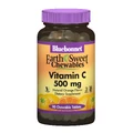 Витамин С 500мг вкус апельсина Earth Sweet Chewables Bluebonnet Nutrition 90 жевательных таблеток