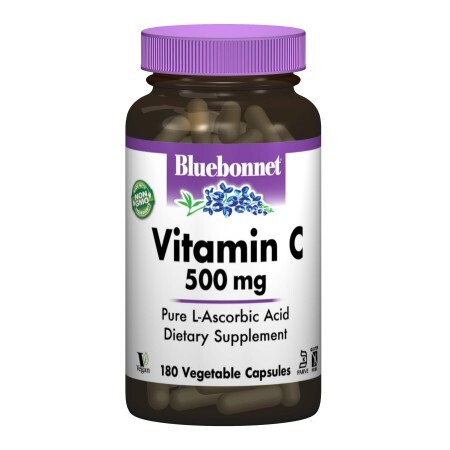 Вітамін С 500 мг Bluebonnet Nutrition 180 гелевих капсул