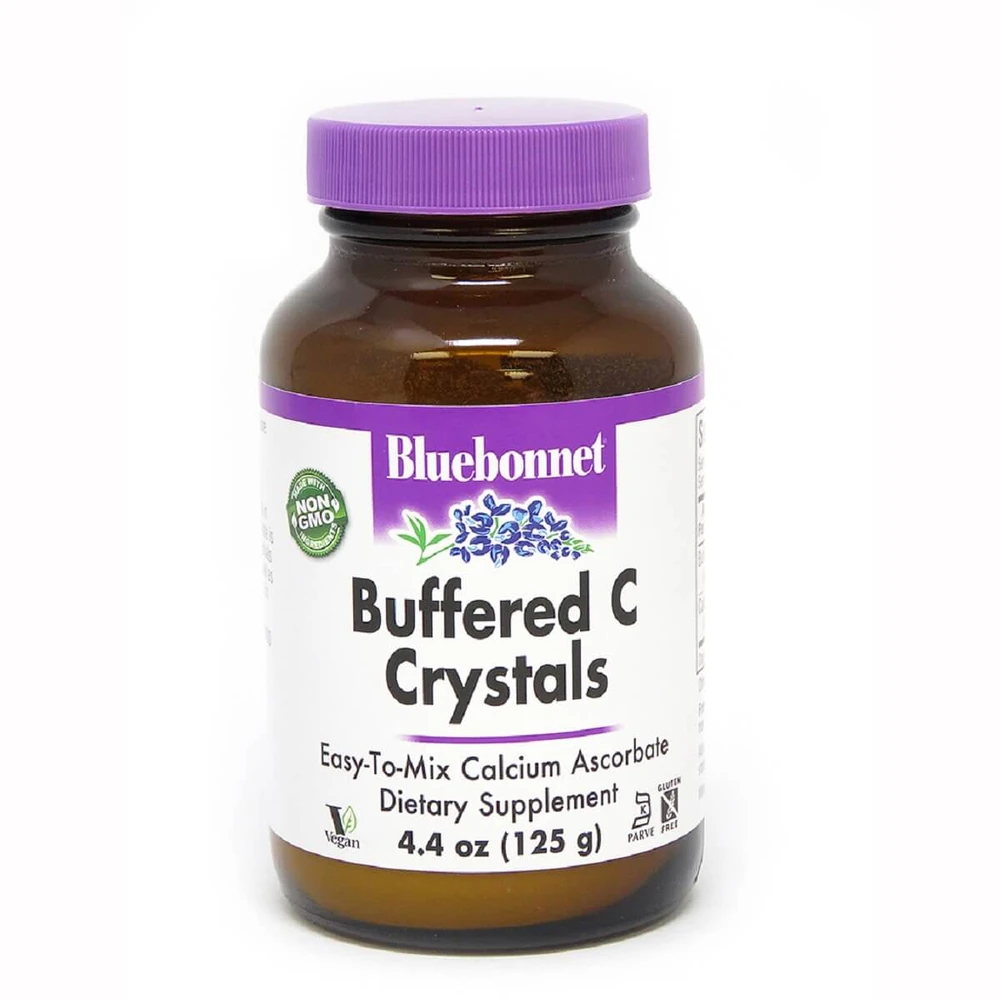 Буферизований Вітамін С в кристалах Buffered C Crystals Bluebonnet Nutrition 4.4 унції: ціни та характеристики