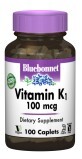 Витамин К1 100 мкг Bluebonnet Nutrition 100 капсул