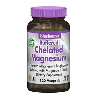 Хелатний буферний магній 200 мг Albion Bluebonnet Nutrition 120 гелевих капсул