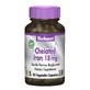 Хелатне залізо 18мг Albion Bluebonnet Nutrition 90 гелевих капсул