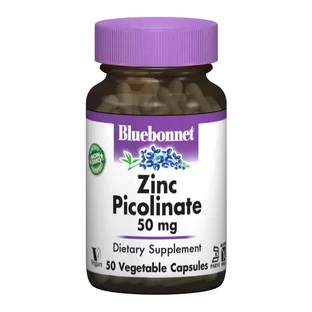 Цинк Піколінат 50мг Bluebonnet Nutrition 50 гелевых капсул