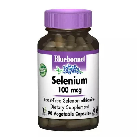 Селен 100мкг Bluebonnet Nutrition 90 гелевых капусул: цены и характеристики