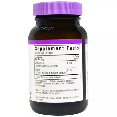 Зеаксантин + Лютеїн Bluebonnet Nutrition 30 желатинових капсул: ціни та характеристики
