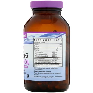 Натуральная Омега-3 из лососевого жира Bluebonnet Nutrition 90 желатиновых капсул