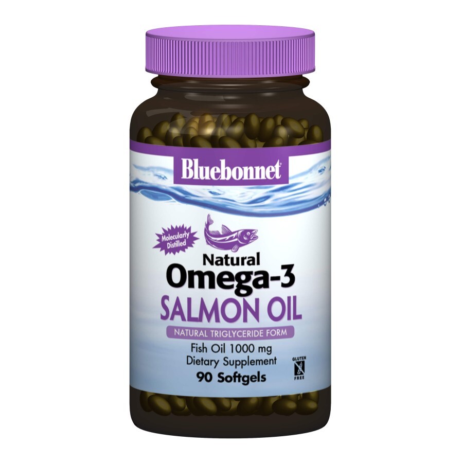 Натуральна Омега-3 з лососевого жиру Bluebonnet Nutrition 90 желатинових капсул: ціни та характеристики