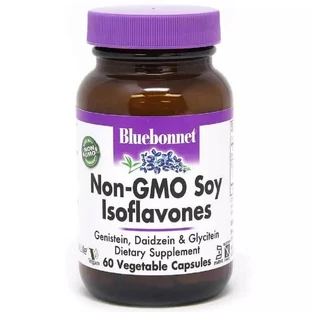 Соєві Ізофлавони Non-GMO Soy Isoflavones Bluebonnet Nutrition 60 капсул
