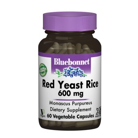 Червоний дріжджовий рис 600 мг Bluebonnet Nutrition 60 гелевих капсул