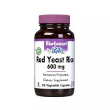 Красный дрожжевой рис 600 мг Bluebonnet Nutrition 120 вегетарианских капсул