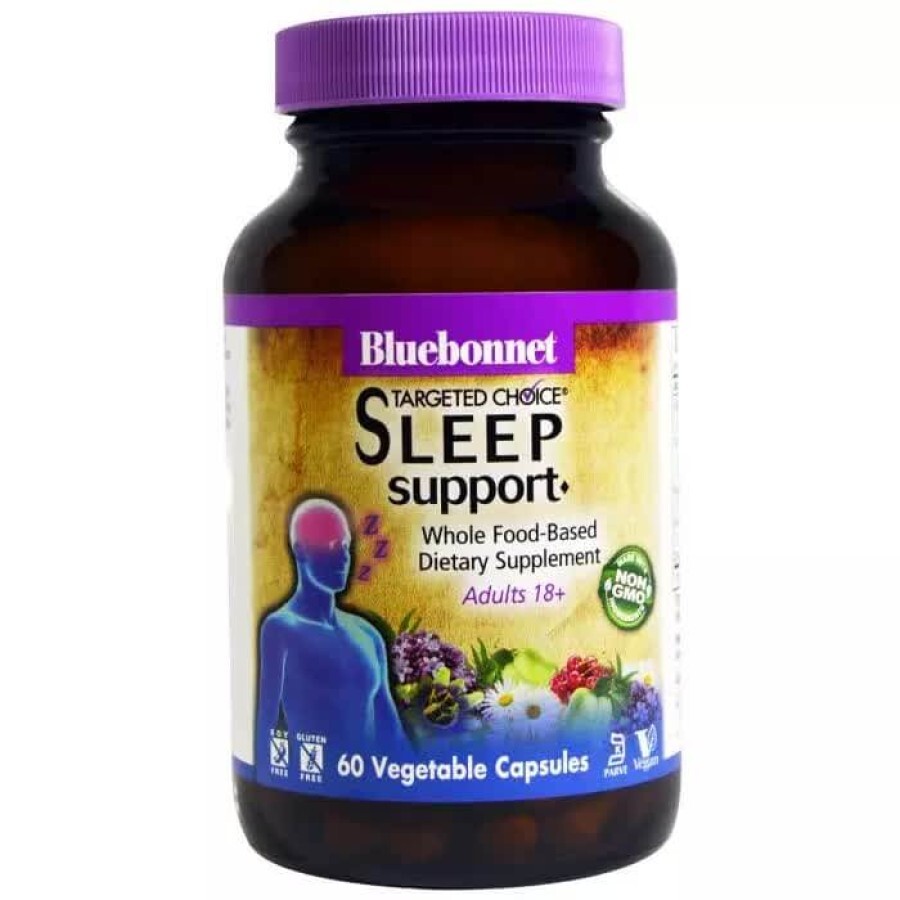 Нормалізація сну Targeted Choice Bluebonnet Nutrition 60 рослинних капсул: ціни та характеристики
