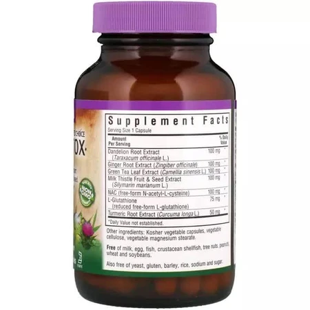 Комплекс для детоксикации печени Liver Detox Targeted Choice Bluebonnet Nutrition 60 растительных капсул: цены и характеристики