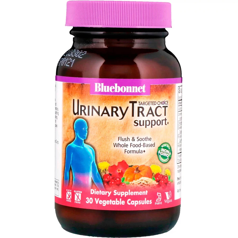 Комплекс для сечовивідних шляхів Targeted Choice Urinary Tract Support Bluebonnet Nutrition 30 рослинних капсул: ціни та характеристики