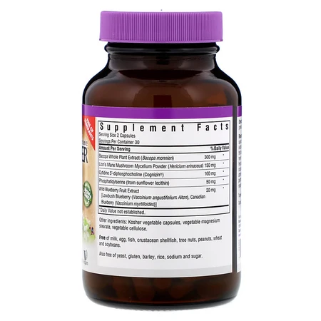 Комплекс підтримки для мозку Bluebonnet Nutrition Targeted Choice Brain Power 60 рослинних капсул: ціни та характеристики