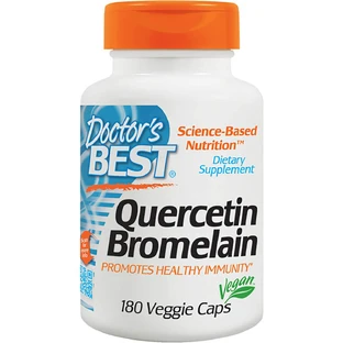 Кверцетин і Бромелайн Quercetin Bromelain Doctor's Best 180 капсул