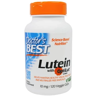 Лютеїн 10мг OptiLut Doctor's Best 120 гелевих капсул