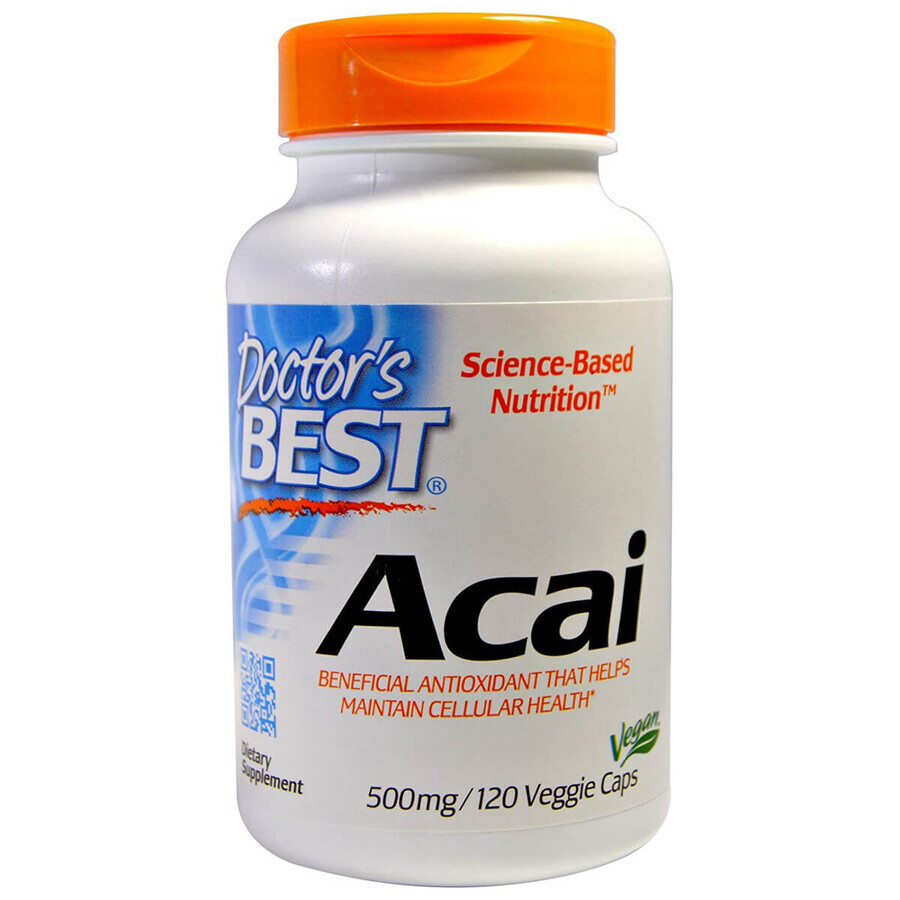 Асаи Acai Doctor's Best 500 мг 120 гелевых капсул: цены и характеристики