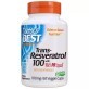 Ресвератрол Trans-Resveratrol Doctor&#39;s Best 100 мг 60 гелевих капсул