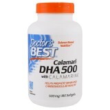 DHA (докозагексаеновая кислота) глубоководный 500 мг Calamarine Doctor's Best 60 желатиновых капсул